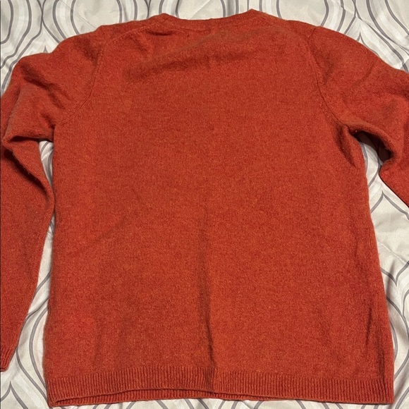 Tahari Woman 100% 2ply Cashmere Crewneck Sweater in Burnt Orange - Picture 5 of 9
